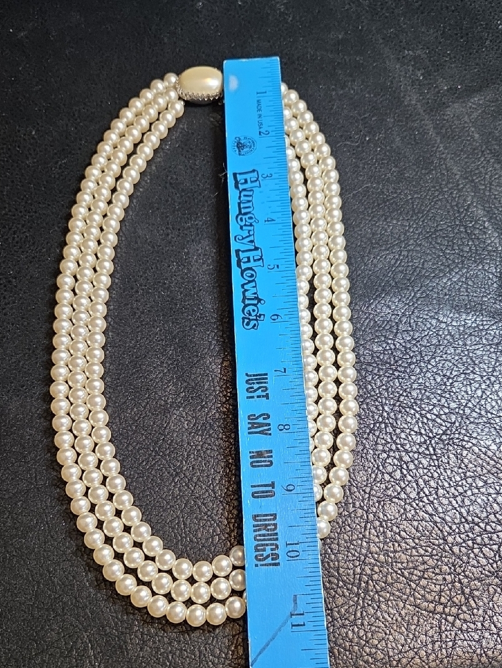 Vintage Stunning Classic Pearl Multi-Strand Necklace - Ivory - Picture 3 of 5